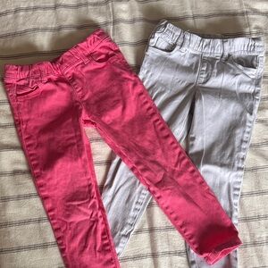 Carter's Pink and Gray Kids Jeans